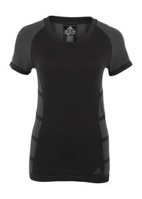 adidas Performance, Damen Shirt, Grau / Schwarz