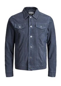 Jack & Jones JACK & JONES, Herren Leder Jacke, Navy