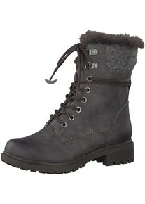 Tamaris, Damen Schnürstiefel, Graphit