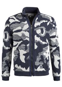 Khujo, Herren Strickjacke 'PERRY', Blau