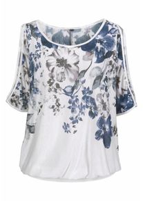 Lascana, Damen Strandshirt, Wei&szlig;