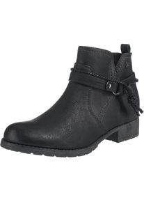 Tom Tailor, Damen Stiefelette, Schwarz