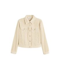 Mango, Damen Jacke 'Tintin', Creme