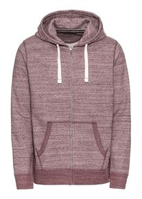 Jack & Jones JACK & JONES, Herren Sweatjacke 'JJESPACE MELANGE', Weinrot