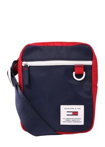 Tommy Jeans, Damen Tasche 'URBAN TECH REPORTER', Dunkelblau / Rot