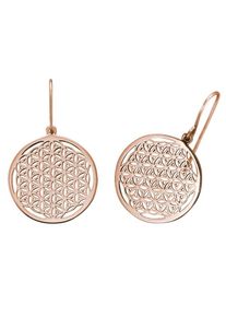 Engelsrufer, Damen Paar Ohrhaken, 'Lebensblume, ERE-LIFL-R', Rosegold