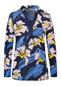 More & More MORE & MORE, Damen Bluse, Creme / Marine / Gelb