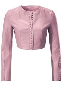 Heine, Damen Lederjacke, Rosa