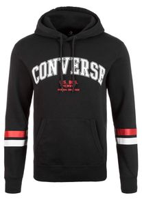 Converse, Herren Kapuzenpullover, Rot / Schwarz / Wei&szlig;
