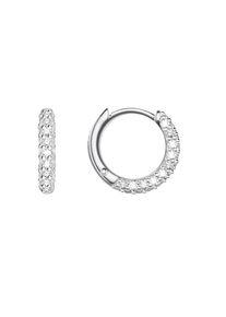 Thomas Sabo, Damen Creolen 'PAVÉ' mit Zirkonia Steinen, Silber