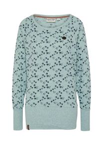 Naketano, Damen Shirt 'Groupie will v&ouml;gel(n)', Mint / Schwarz