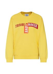 ZOE KARSSEN, Damen Sweatshirt 'Lucky Boy', Gelb / Rot