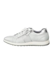 Tamaris, Damen Sneakers, Silber / Perlwei&szlig;
