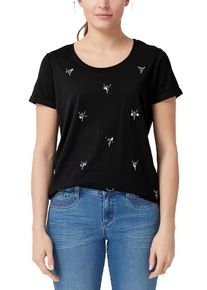 TRIANGLE, Damen T-Shirt, Schwarz