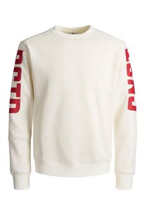 Jack & Jones JACK & JONES, Herren Sweatshirt, Hummer / Weiß