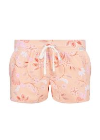 Skiny, Damen Shorts 'Modern Nomad Sleep', Apricot / Hellpink / Wei&szlig;
