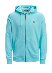 Jack & Jones JACK & JONES, Herren Strickjacke, Blau / Aqua / Rot