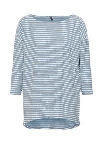 Only, Damen Shirt 'ELLY', Blau / Weiß