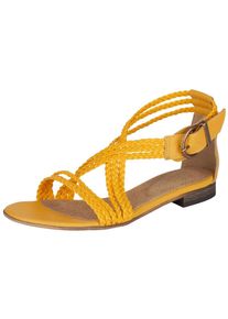 Heine, Damen Sandaletten, Gelb