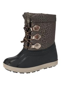 Friboo, Mädchen Winterstiefel, Braun / Schwarz