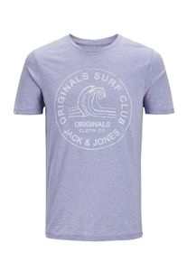 Jack & Jones JACK & JONES, Herren T-Shirt, Blue Denim / Weiß