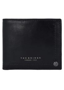 The Bridge, Herren 'Kallio' Geldbörse Leder 11 cm, Schwarz