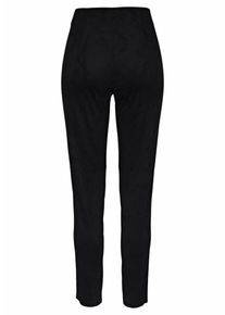 Lascana, Damen Jeggings in Velourlederoptik, Schwarz