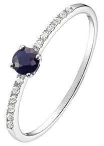 Christ, Damen ring, Dunkellila / Silber