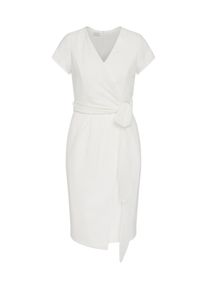 Apart, Damen Kleid mit seitlichen Eingriffstaschen, Weiß