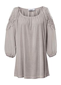 Heine, Damen Blusenshirt, Taupe