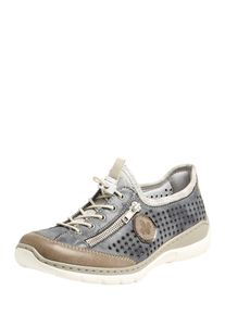 Rieker, Damen Halbschuh, Brokat / Grau
