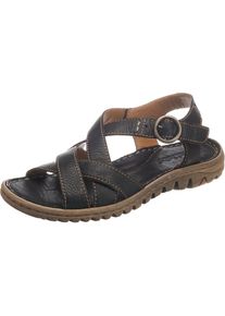Josef Seibel, Herren Riemchensandalen 'Lucia 01', Braun / Schwarz