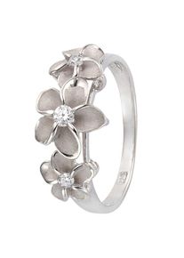 Firetti, Damen Ring mit Zirkonia, »Blüte«, Silber