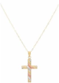 Firetti, Damen Kette mit Anhänger, Gold / Rosegold / Silber