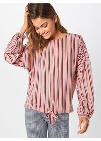 Véro Moda VERO MODA, Damen Blusen 'VMKATLYN L/S TIE TOP', Rosa / Rot