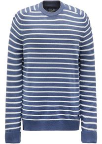 PETROL INDUSTRIES, Pullover, Royalblau / Wei&szlig;