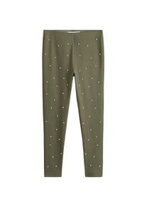 Mango, Damen Leggings 'Estre-A', Khaki / Wei&szlig;