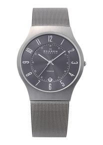 Skagen, Herren Armbanduhr, "GRENEN, 233XLTTM", Grau / Anthrazit
