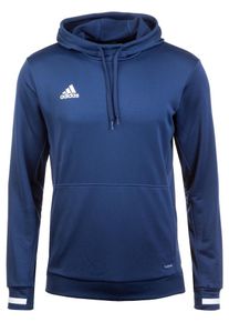 adidas Performance, Herren Trainingskapuzenpullover 'Team 19', Blau / Wei&szlig;