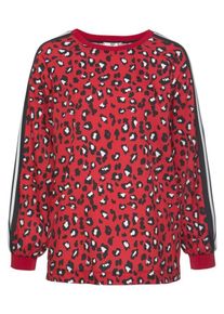 AJC, Damen Bluse, Rot / Schwarz / Weiß