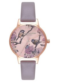 Olivia Burton, Damen Uhr, Rosegold / Grau