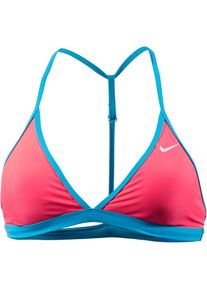Nike, Damen Bikini Oberteil, Himmelblau / Hellrot