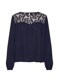 Only, Damen Bluse 'lATA', Nachtblau