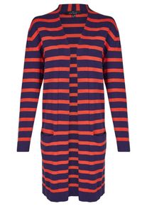 Daniel Hechter, Damen Cardigan, Dunkellila / Rot