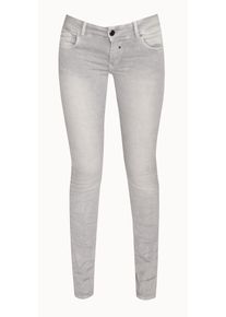 COCCARA, Damen Jeans 'Curly', Grey Denim