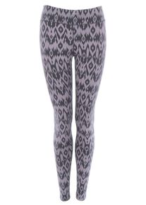 Jaya, Damen Leggings 'Lima', Flieder / Schwarz