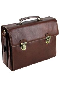 Picard, Herren Toscana Aktentasche Leder 42 cm Laptopfach, Kastanienbraun
