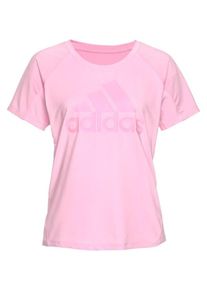 adidas Performance, Damen Funktionsshirt 'Trng Tee Logo', Pink / Rosa