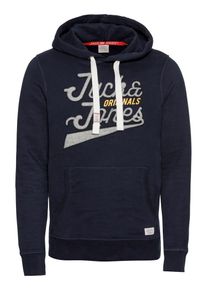 Jack & Jones JACK & JONES, Herren Kapuzenpullover, Dunkelblau / Hellgrau