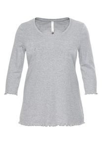 sheego Casual, Damen Shirt, Grau